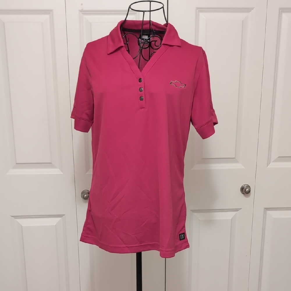 Women's "Chevy" Pink Polo Shirt